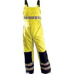 OccuNomix - Size 5XL Hi-Viz Yellow Waterproof Bib Overall - Americas Industrial Supply