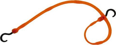 The Perfect Bungee - Adjustable Bungee Strap with Molded Nylon Hook End - 36" OAL, Safety Orange - Americas Industrial Supply