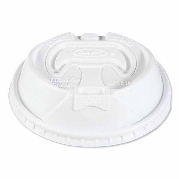 DART - Optima Reclosable Lids for Paper Hot Cups for 10-24 oz Cups, White, 1000/Carton - Americas Industrial Supply