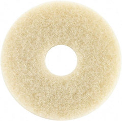 Oreck - Polishing Pad - 12" Machine, Beige Pad, Cotton - Americas Industrial Supply