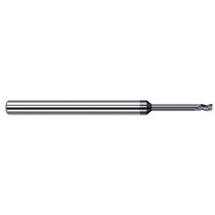 Harvey Tool - Corner Radius & Corner Chamfer End Mills; Mill Diameter (Inch): 1/8 ; Mill Diameter (Decimal Inch): 0.1250 ; End Type: Corner Radius ; Corner Radius (Decimal Inch): 0.0050 ; Number of Flutes: 4 ; Material: Solid Carbide - Exact Industrial Supply