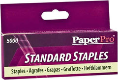 PaperPro - 1/4" Leg Length, Steel Standard Staples - 28 Sheet Capacity, For Use with All Standard Full-Strip Staplers - Americas Industrial Supply