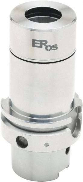 Parlec - 0.04" to 1/2" Capacity, 3.94" Projection, HSK63A Hollow Taper, ERos20 Collet Chuck - 1/2" Shank Diam - Exact Industrial Supply