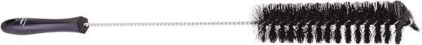 Vikan - 1-1/2" Diam Polyester Tube Brush - 19.9" OAL, 7.9" Head Length, Stainless Steel Handle - Americas Industrial Supply