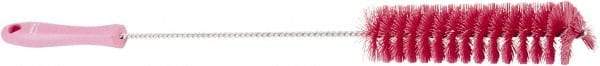 Vikan - 1-1/2" Diam Polyester Tube Brush - 19.9" OAL, 7.9" Head Length, Stainless Steel Handle - Americas Industrial Supply