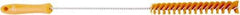 Vikan - 0.9" Diam Polyester Tube Brush - 19.9" OAL, 7.9" Head Length, Stainless Steel Handle - Americas Industrial Supply