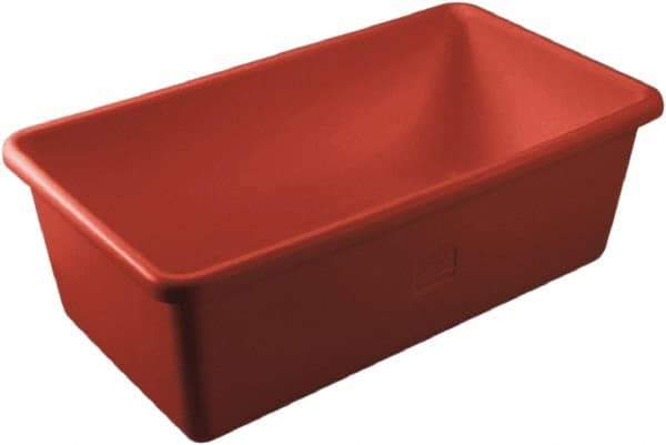 Remco - 149 Gal, 500 Lb Load Capacity Red Polyethylene Tote Container - Nesting, 46.8" Long x 26-1/2" Wide x 16.9" High - Americas Industrial Supply