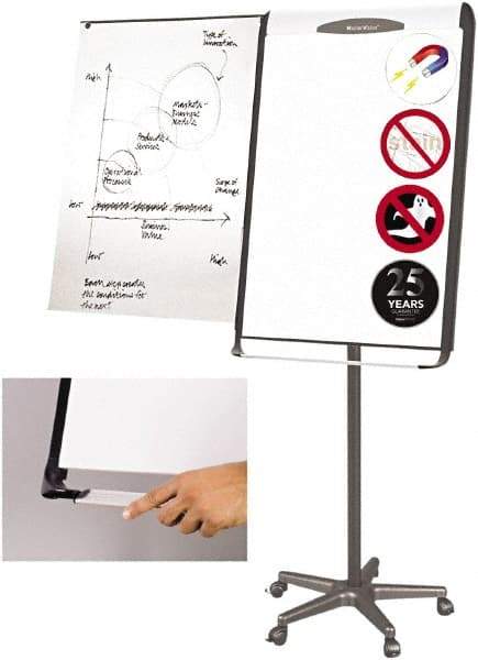 MasterVision - Magnetic Dry Erase Easel - 41" High - Americas Industrial Supply