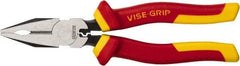 Irwin - 8-1/2" OAL, 11/16" Jaw Width, Side Cutting Pliers - Linesman Pliers - Americas Industrial Supply