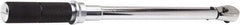 GearWrench - 3/8" Drive Micrometer Torque Wrench - 10 Ft/Lb to 100 Ft/Lb Torque, 17.1" OAL, 1/2 Ft/Lb Graduation, Teardrop Ratchet Head - Americas Industrial Supply