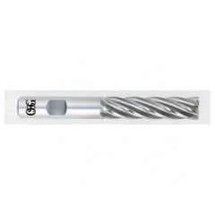 7/8 Dia. x 5-3/4 Overall Length 4-Flute Square End HSS-CO SE End Mill-Round Shank-Center Cutting-Uncoated - Americas Industrial Supply