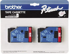 Brother - 1/2" Wide x 300" Long, Clear Tape Cassette - For Label Maker - Americas Industrial Supply