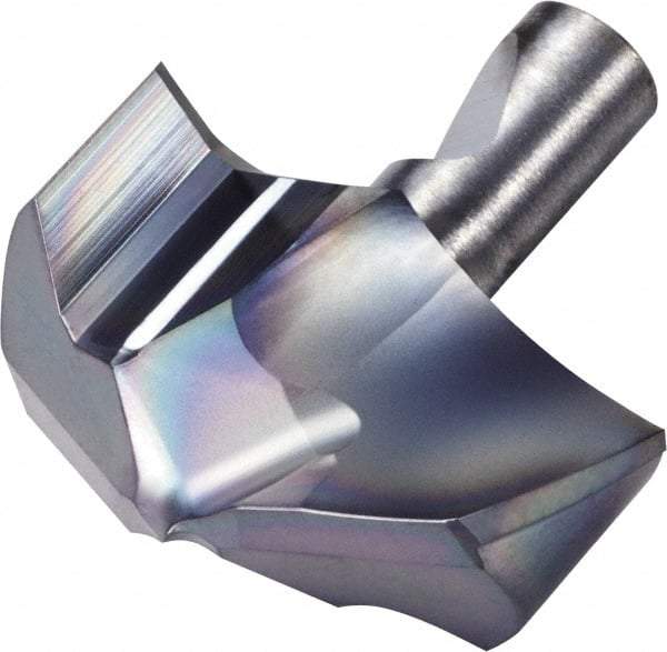Kyocera - Series DA, 24.5mm Diam Grade PR1535 140° Replaceable Drill Tip - Carbide, Megacoat Finish, 240 Seat Size - Americas Industrial Supply