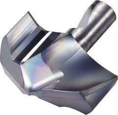 Kyocera - Series DA, 20.2mm Diam Grade PR1525 140° Replaceable Drill Tip - Carbide, Megacoat Finish, 200 Seat Size - Americas Industrial Supply