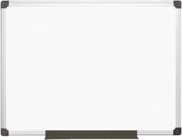 MasterVision - 36" High x 48" Wide Magnetic Dry Erase Board - Steel - Americas Industrial Supply