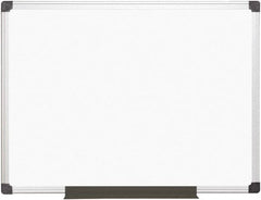 MasterVision - 36" High x 48" Wide Magnetic Dry Erase Board - Steel - Americas Industrial Supply