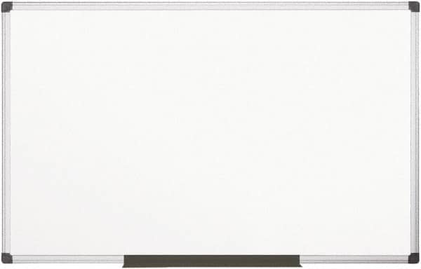 MasterVision - 48" High x 96" Wide Magnetic Dry Erase Board - Porcelain/Steel - Americas Industrial Supply