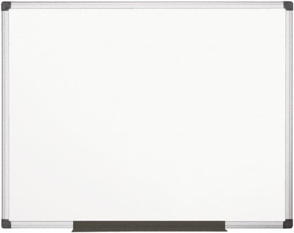 MasterVision - 48" High x 72" Wide Magnetic Dry Erase Board - Porcelain/Steel - Americas Industrial Supply