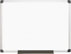 MasterVision - 36" High x 48" Wide Magnetic Dry Erase Board - Porcelain/Steel - Americas Industrial Supply