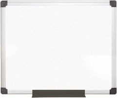 MasterVision - 24" High x 36" Wide Magnetic Dry Erase Board - Porcelain/Steel - Americas Industrial Supply