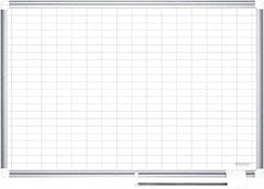 MasterVision - 48" High x 72" Wide Magnetic Dry Erase Calendar - Porcelain/Steel - Americas Industrial Supply