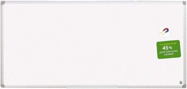 MasterVision - 48" High x 96" Wide Magnetic Dry Erase Board - Steel - Americas Industrial Supply