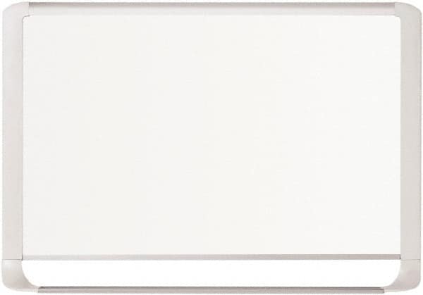 MasterVision - 24" High x 36" Wide Magnetic Dry Erase Board - Porcelain/Steel - Americas Industrial Supply