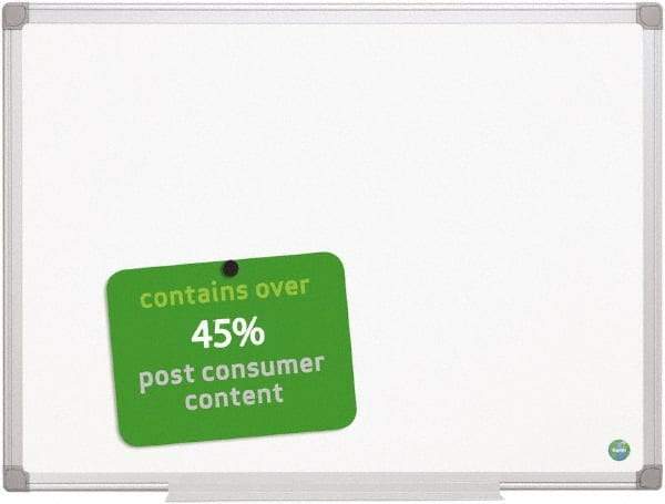 MasterVision - 48" High x 72" Wide Magnetic Dry Erase Board - Steel - Americas Industrial Supply