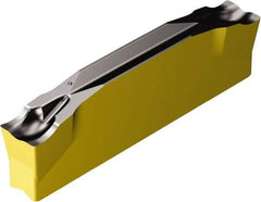 Sandvik Coromant - N123x2G CM 4325 Grade, 0.1181" Cutting Width, Carbide Cutoff Insert - 0° Neutral Lead Angle, 0.0079" Cnr Rad, TiCN/Al2O3/TiN Coated - Americas Industrial Supply