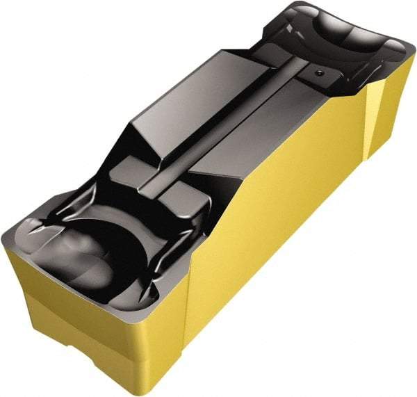 Sandvik Coromant - GN123 GM Grade 4325, 3mm Cutting Width Carbide Grooving Insert - 18.2mm Max Depth of Cut, Neutral, 0.3mm Corner Radius, TiCN/Al2O3/TiN Finish - Americas Industrial Supply