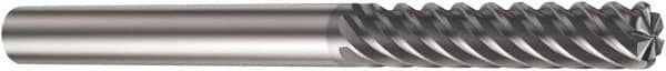 Sandvik Coromant - 1/4", 3/4" LOC, 1/4" Shank Diam, 3" OAL, 6 Flute, Solid Carbide Square End Mill - Single End, TiAlN Finish, Spiral Flute, 50° Helix, Right Hand Cut, Right Hand Flute, Series CoroMill Plura - Americas Industrial Supply
