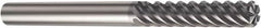 Sandvik Coromant - 1/4", 3/4" LOC, 1/4" Shank Diam, 3" OAL, 6 Flute, Solid Carbide Square End Mill - Single End, TiAlN Finish, Spiral Flute, 50° Helix, Right Hand Cut, Right Hand Flute, Series CoroMill Plura - Americas Industrial Supply