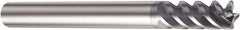 Sandvik Coromant - 8mm, 19mm LOC, 8mm Shank Diam, 80mm OAL, 4 Flute, Solid Carbide Square End Mill - Single End, TiAlN Finish, Spiral Flute, 50° Helix, Centercutting, Right Hand Cut, Right Hand Flute, Series CoroMill Plura - Americas Industrial Supply