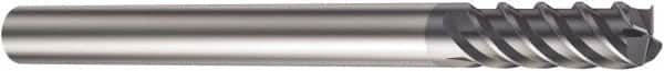 Sandvik Coromant - 4 Flute Solid Carbide Roughing & Finishing Corner Radius End Mill - TiAlN Finish, 0.7874" Shank Diam, Straight Shank, 50° Helix, Non-Centercutting - Americas Industrial Supply