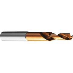 Sandvik Coromant - 8mm Body, 6.8mm Step Diam, 0.315" Diam Straight Shank, Solid Carbide Subland Step Drill Bit - Americas Industrial Supply
