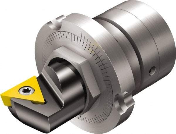Sandvik Coromant - Series Fine Boring Unit, Right Hand Cut, 48.5mm Min Bore Diam, Boring Cartridge - 24.9mm Back of Bar to Cutting Edge, TCMT Insert, 47.2mm OAL - Americas Industrial Supply