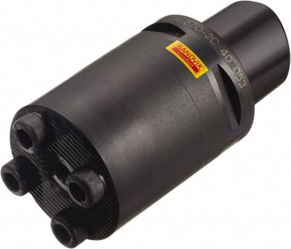 Sandvik Coromant - C5;40 System Size, Modular Tool Holding System Adapter - 42mm Projection, 72mm OAL, Through Coolant - Exact Industrial Supply