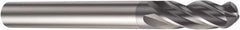Sandvik Coromant - 7mm Diam, 16mm LOC, 4 Flute Solid Carbide Ball End Mill - AlCrN Finish, 100mm OAL, 8mm Shank Diam, Ball Flute - Americas Industrial Supply