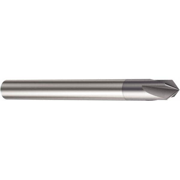 Sandvik Coromant - 0.059" Diam 4 Flute Single End Solid Carbide Chamfer Mill - Americas Industrial Supply