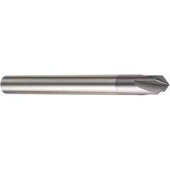 Sandvik Coromant - 0.059" Diam 4 Flute Single End Solid Carbide Chamfer Mill - Americas Industrial Supply