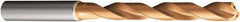 Sandvik Coromant - 15.8mm, 140° Point, Solid Carbide Taper Length Drill Bit - TiAlN Finish, 133mm Flute Length, 182mm OAL, Series CoroDrill 860 - Americas Industrial Supply