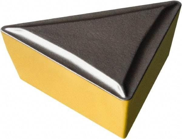 Sandvik Coromant - TPMR222 53 Grade 4325 Carbide Turning Insert - TiCN/Al2O3/TiN Finish, 60° Triangle, 1/4" Inscr Circle, 1/8" Thick, 1/32" Corner Radius - Americas Industrial Supply