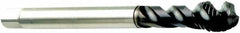 Sandvik Coromant - 1-8 UNC 4 Flute 2BX Modified Bottoming Spiral Flute Tap - Powdered Metal, CoolTop Finish, 6.2992" OAL, Right Hand Flute, Right Hand Thread, Series CoroTap 300 - Americas Industrial Supply