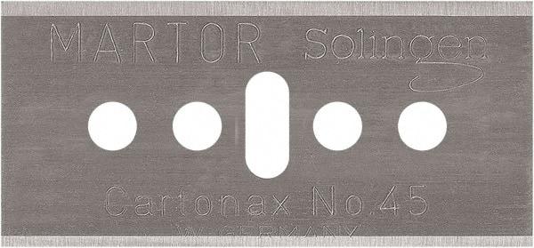 Martor USA - Carbon Steel, Replacement Blade - 1.53" Long - Americas Industrial Supply