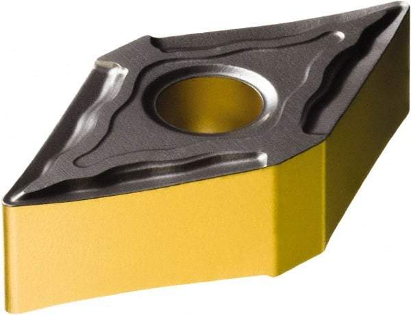 Sandvik Coromant - DNMG431 MF Grade 4325 Carbide Turning Insert - TiCN/Al2O3/TiN Finish, 55° Parallelogram, 1/2" Inscr Circle, 3/16" Thick, 1/64" Corner Radius - Americas Industrial Supply
