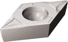 Sandvik Coromant - DCMT32.5 KF Grade H13A Carbide Turning Insert - Uncoated, 55° Parallelogram, 3/8" Inscr Circle, 5/32" Thick, 0.2mm Corner Radius - Americas Industrial Supply