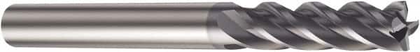 Sandvik Coromant - 10mm, 4 Flute, Single End, Solid Carbide, Corner Chamfer End Mill - 100mm OAL, Right Hand Flute, 32mm LOC, Right Hand Cut - Americas Industrial Supply