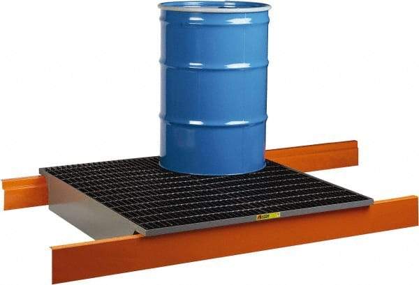 Little Giant - 66 Gal Sump, Steel Spill Deck or Pallet - 49" Long x 51" Wide x 8-1/2" High - Americas Industrial Supply