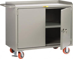 Little Giant - Mobile Service Bench - Steel, Gray, 53-1/2" Long x 26" Deep x 43" High - Americas Industrial Supply