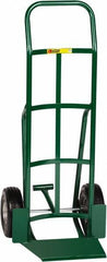 Little Giant - 600 Lb Capacity 47" OAH Hand Truck - Continuous Handle, Steel, Flat-Free Microcellular Foam Wheels - Americas Industrial Supply